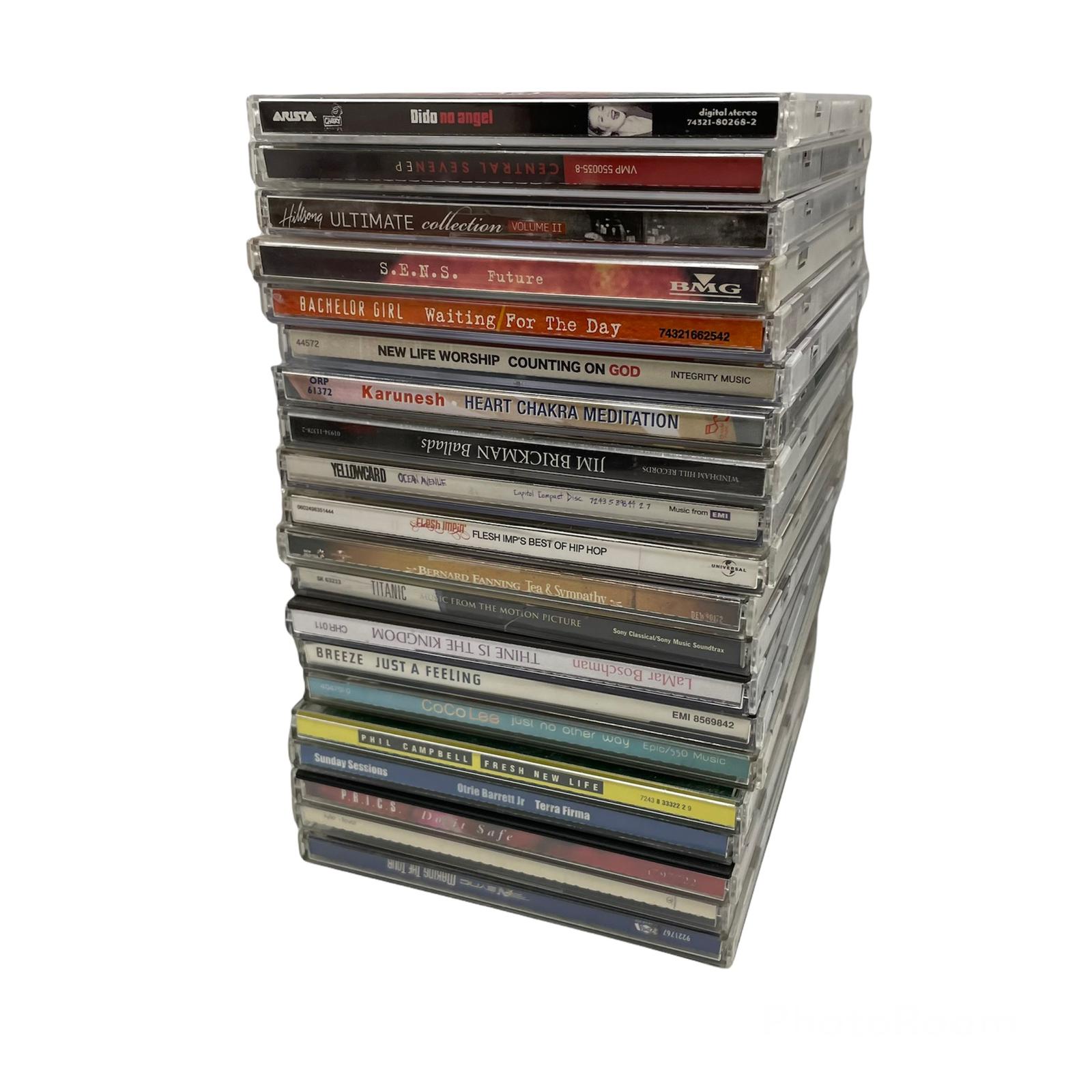 AUC100005 Lot 20 Mixed CDs 20 pcs CDs, DVDs, BluRays, & Records